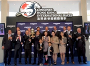 浪琴表香港短途錦標祝酒儀式賽後於馬會廂房舉行。