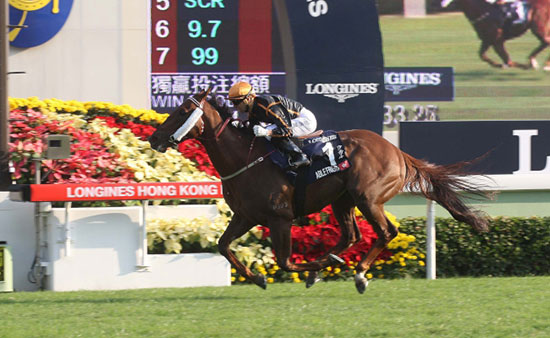 ABLE FRIEND takes the LONGINES Hong Kong Mile