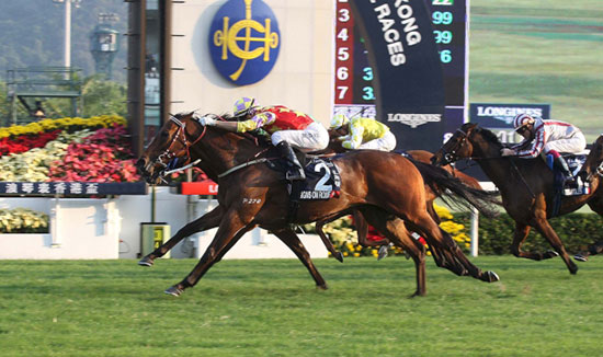 DESIGNS ON ROME wins the LONGINES Hong Kong Cup