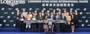 Group photo at the presentation ceremony of the LONGINES Hong Kong Mile.