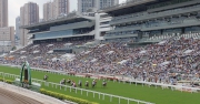 Racing fans flock to the Sha Tin Racecourse for the thrilling racing action and festivities today.