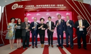 Club Chairman Dr Simon Ip, senior officials from HKJC, senior officials from BOC International Holdings and Bank of China (Hong Kong) Limited, and the owner of race winner Beauty Only, toast for the success of the BOCHK Wealth Management Jockey Club Mile.