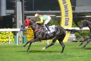 Alexis Badel wins his first Happy Valley race aboard Danny Shum-trained SPEEDY LONGWAH.