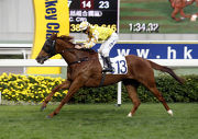 Penang Hall took the last race, the Class 3 Old Bailey Handicap (1600m), for David Hall and Derek Leung.