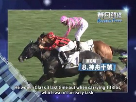 超新星「神舟十號」首次挑戰二班賽,面對「熊英雄」及「活力飛駒」等直路賽專家。